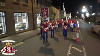 Ballykeel Loyal Sons Of Ulster FB 1  Castlederg Young Loyalists FB Parade 2024 [upl. by Safko]