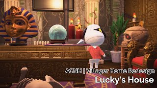 ACNH  Villager Home Redesign  Luckys House [upl. by Atilal]