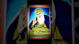 Happy gurupurab to all 🎇reels art shorts gurupurab gurunanakdevji [upl. by Jessabell]