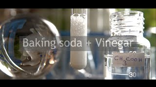 NaHCO3  CH3COOH  Vinegar  Baking soda [upl. by Bough]