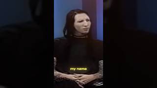 Marilyn Manson Explains His Name [upl. by Sairahcaz]