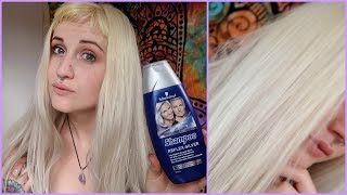 Toning Hair With Shampoo To Icy White [upl. by Edvard203]