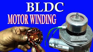 BLDC Motor Winding hindi  Rewinding BLDC motor [upl. by Rednasyl457]