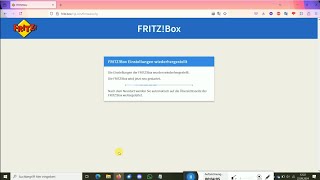 Fritzbox Sicherung wiederherstellen [upl. by Arraik]