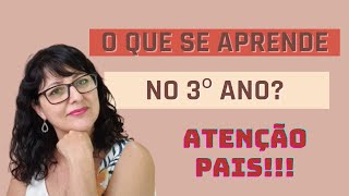 O que se aprende no 3º ano Como os pais podem ajudar [upl. by Anahsek113]