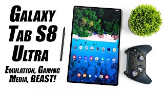 The Most Powerful Android Tablet Ever Galaxy Tab S8 Ultra HandsOn [upl. by Belia]