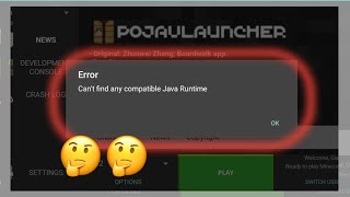 How to fix Cant find any compatible Java runtime on pojav launcher  GianMc [upl. by Adhamh]