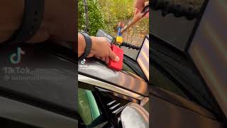 A classic National Dent Repair asmr asmrvideo pdr car carrepair detailing [upl. by Helsa]