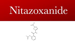 Nitazoxanide Alinia  Antiprotozoal drug  Nitazoxanide uses [upl. by Ardnikal790]