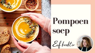 Pompoensoep recept [upl. by Arinaj]