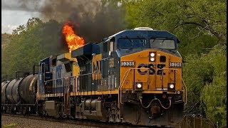 Crazy Cold Start Diesel Locomotive Engines and Sound 2 [upl. by Virge]