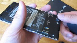 BLU Life One 4G LTE 2015  How to Open The Case and Back Plate [upl. by Dlorej135]