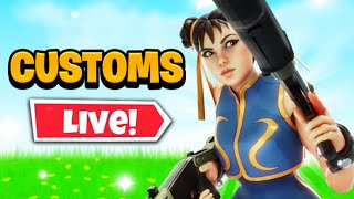 🔴 Live  Fortnite Custom Matchmaking Games  EU Customs With Viewers Fortnite Chapter 5 LIVE [upl. by Sivrad486]