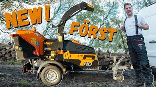 This Thing Is A BEAST  We Test The NEW Forst ST6P Heavy Duty Wood Chipper  What do you think [upl. by Jenei562]