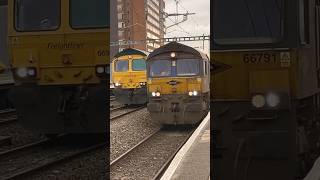 Three diesel locomotives in 20 seconds [upl. by Suirtimed]