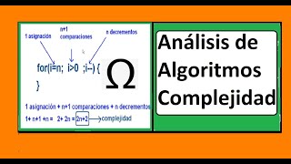 💥Análisis de Algoritmos  Complejidad de algoritmos Audio [upl. by Anaugal121]