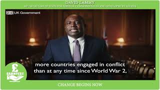 MP David Lammy The Foreign Secretary Speech On Climate and Nature Crisis  EarnFest 2025  4K [upl. by Norret]