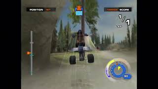 ATV Quad Power Racing 2  Forest White Water Trail OneLap World Record  10712 [upl. by Aizat176]