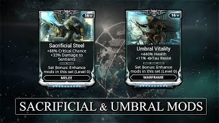 Warframe  Using Sacrificial amp Umbral Mods On Regular Gear [upl. by Reggie]