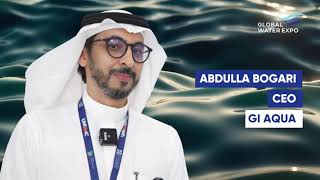 Exhibitor Interview Abdullah Bogari CEO GI Aqua Tech [upl. by Einohpets]