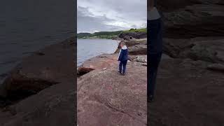 Ben Caught A Cod On The Rocks Of Newfoundland [upl. by Jung]