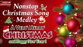 Non Stop Christmas Songs Medley ❄ Top 100 Christmas Nonstop Songs ⛄ Merry Christmas 2024 [upl. by Ellevehs]