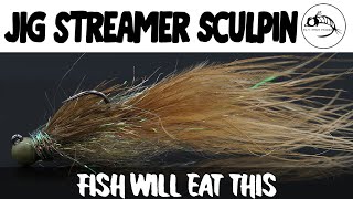 Fly Tying Tutorial Jig Streamer SCULPIN style [upl. by Halbert]