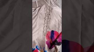 Simple and easy neck design cutting and stitchingorganza neck designs viralvideo fashion [upl. by Nnilsia]