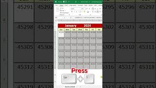 Interactive Calendar in Excel [upl. by Zohara871]