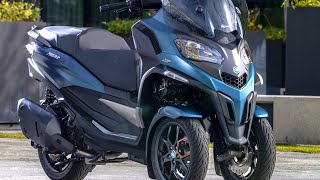 2023 New Piaggio MP3 ThreeWheeled Scooters  MP3 400 HPE MP3 400 HPE Sport amp MP3 530 HPE Exclusive [upl. by Rossing]