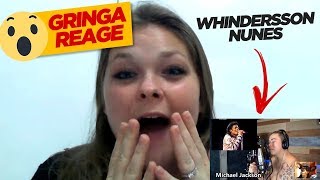 GRINGA REAGE WHINDERSSON NUNES IMITANDO CANTORES INTERNACIONAIS [upl. by Mayor931]