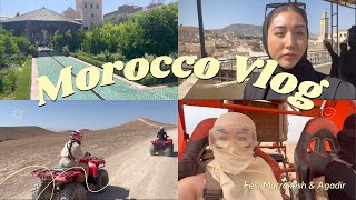 Morocco Quad Biking FOOD Clubbing in Marrakesh [upl. by Rexford]