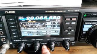 Yaesu FTdx1200 CW filter test and contour filter very effective [upl. by Jochebed]