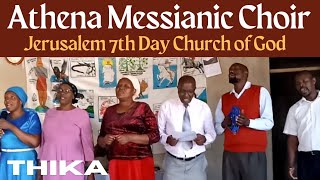 Witness the best Messianic gospel songs choir from Jerusalem 7th Day Church of God  Athena Thika [upl. by Anelle61]