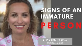 Signs Of An Immature Person  Signs You’re Emotionally Immature [upl. by Johst]