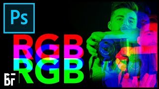 Split the RGB Channels in Photoshop [upl. by Nicholas121]