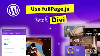 Use fullPagejs in Divi  Tutorial [upl. by Ettenad338]