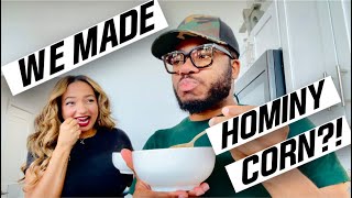 VLOG Tried making Hominy Corn [upl. by Tortosa]