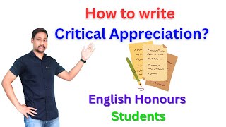 How to Write Critical Appreciation in English literature [upl. by Dalton392]