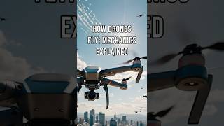 How Drones Fly Mechanics Explained drones technology aerial innovation aviation [upl. by Eatnuahs120]