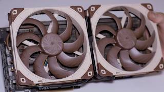 GPU Deshroud Fans Mod  Noctua NFA14x25 G2 Vs Noctua NFA12x25 120mm Vs 140mm Part 4 [upl. by Assylla]