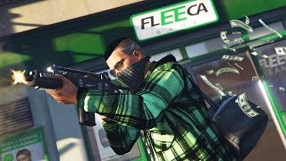 GTA 5 Real Life Thug Mod 18  ROBBING FLEECA BANKS amp LIFEINVADER HEIST GTA 5 Mods Gameplay [upl. by Aletha803]