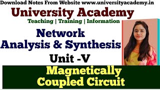 NAS51 Magnetically Coupled Circuit  Circuit Analysis  Problems on Magnetically Coupled Circuits [upl. by Yrac]