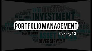 Portfolio Management Concept 2  SFM  CMA FINAL  CA FINAL  Students [upl. by Kally]