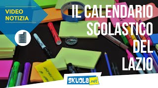 Calendario scolastico Lazio 202021 tutto quello da sapere [upl. by Lari190]