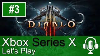 Diablo 3 Xbox Series X Gameplay Lets Play 3  Demon Hunter [upl. by Cirdec]