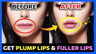 ✨ BEST PLUMP LIPS EXERCISE amp FULLER LIPS MASSAGE  GET BIGGER LIPS NATURALLY PERMANENTLY [upl. by Oak]