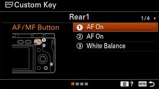 Sony a6400 Back Button Focus Setup Guide [upl. by Eitirahc]