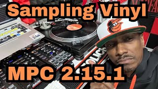 MPC 2151 Making Hard Boom Bap Beats With a Vinyl 🔥 Sample [upl. by Ailadgim]