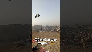 cometa conyne🪁😎 cometa flyingkites flying kiteflying kites kitesfestival parati kite fyp [upl. by Aicirtel100]